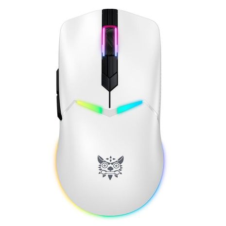Миша Onikuma Onikuma RGB Tri-Mode Gaming Mouse CW928, 2.4G, BT, Type-C, 800-12000DPI, 700mAh, white Миша Onikuma Onikuma RGB Tri-Mode Gaming Mouse CW928, 2.4G, BT, Type-C, 800-12000DPI, 700mAh, white