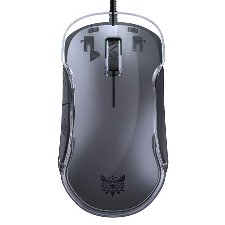 Миша Onikuma RGB Backlit Wired Gaming Mouse CW925, 800-12800 DPI, USB, 1.5m, transparent-black Миша Onikuma RGB Backlit Wired Gaming Mouse CW925, 800-12800 DPI, USB, 1.5m, transparent-black