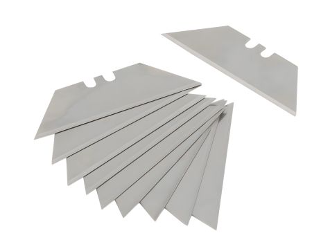 Трапециевидное лезвие для строительного ножа 19х60 мм, набор 10 шт, MASTERTOOL 17-0405