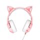 Дротова ігрова гарнітура ONIKUMA Gaming CAT with LED K9, USB, 3.5mm, 2.2m, pink Дротова ігрова гарнітура ONIKUMA Gaming CAT with LED K9, USB, 3.5mm, 2.2m, pink