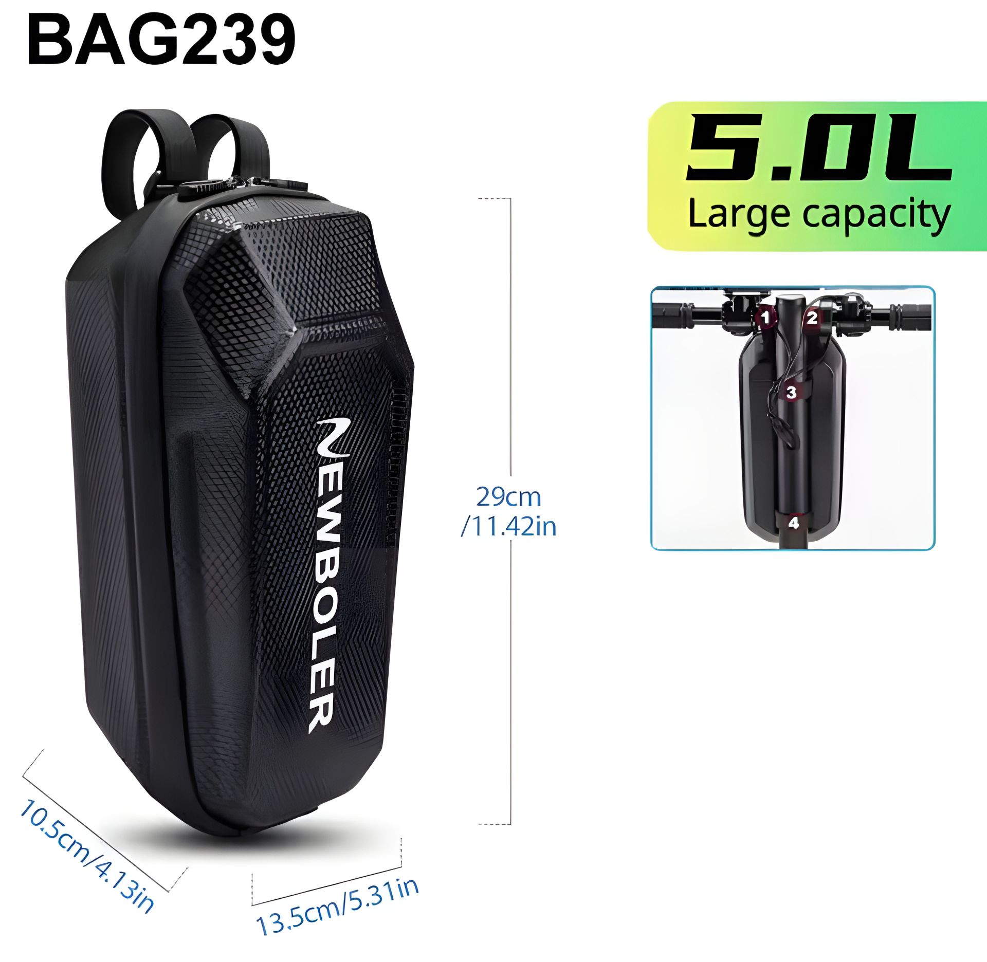 Сумка кофр на раму руля электросамоката самоката Сумка кофр на раму руля электросамоката самоката