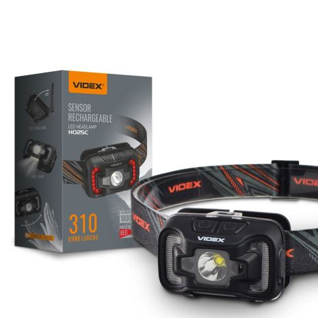 Налобний світлодіодний ліхтарик VIDEX VLF-H025C 310Lm 5000K Налобний світлодіодний ліхтарик VIDEX VLF-H025C 310Lm 5000K
