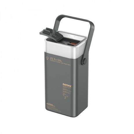 Повербанк Remax RPP-596 Fluorite, PD20W, QC22.5W, 40000 mAh, grey