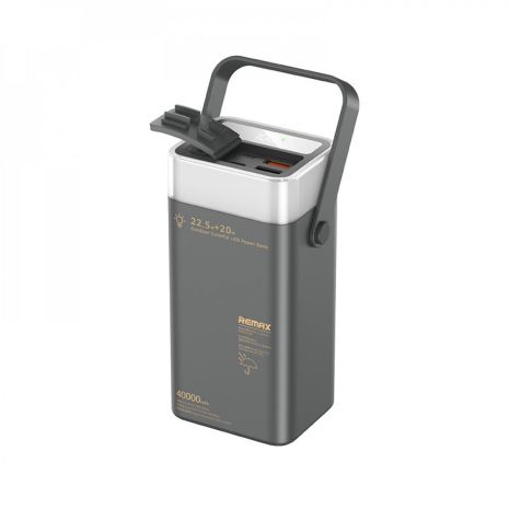Повербанк Remax RPP-596 Fluorite, PD20W, QC22.5W, 40000 mAh, grey Повербанк Remax RPP-596 Fluorite, PD20W, QC22.5W, 40000 mAh, grey