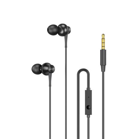 Навушники KONI STRONG with mic KS-101, 3.5mm, 1.2m, black Навушники KONI STRONG with mic KS-101, 3.5mm, 1.2m, black