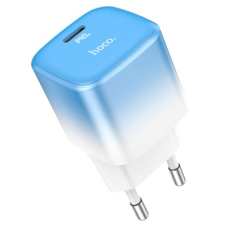 Сетевое зарядное устройство Hoco C101A Type-C PD синее Сетевое зарядное устройство Hoco C101A Type-C PD синее