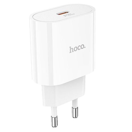 Мережевий зарядний пристрій Hoco C94A, Type-C, PD, 20W, білий Мережевий зарядний пристрій Hoco C94A, Type-C, PD, 20W, білий