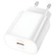 Мережевий зарядний пристрій Hoco N22, Type-C, PD, 25W, білий (HOCO-N22) Мережевий зарядний пристрій Hoco N22, Type-C, PD, 25W, білий (HOCO-N22)