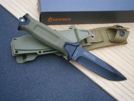 Ніж фултанг Gerber Portland Oregon 24 см олива в чохлі Ніж фултанг Gerber Portland Oregon 24 см олива в чохлі