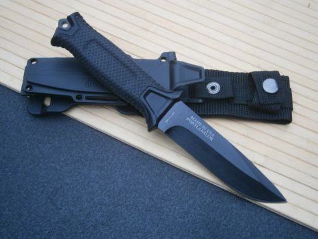 Ніж фултанг Gerber Portland Oregon 24 см чорний в чохлі