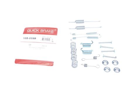 Монтажный к-кт тормозных колодок FORD ESCORT, FORD ORION, QUICK BRAKE (1050599)