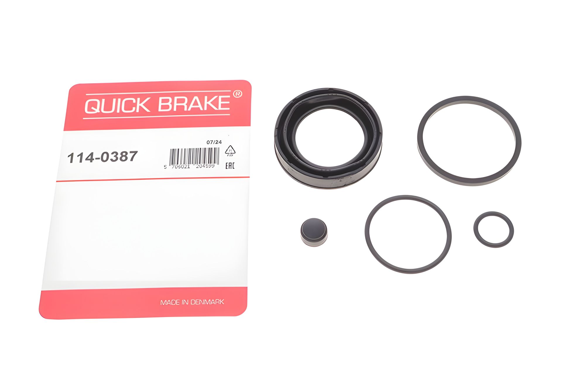 Ремкомплект для гальмівного супорта VAUXHALL VIVARO, OPEL VIVARO, QUICK BRAKE (1140387) Ремкомплект для гальмівного супорта VAUXHALL VIVARO, OPEL VIVARO, QUICK BRAKE (1140387)