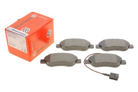 Комплект тормозных колодок, дисковый тормоз FORD KA, FIAT 500, ZIMMERMANN (240721752)