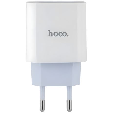 Быстрое зарядное устройство Hoco C76A Plus PD, 1USB-C/3.0A, 20W, White