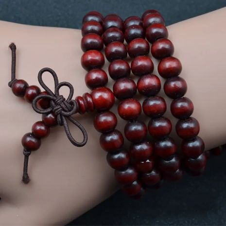 Браслет із сандалового червоного дерева буддійський Будда медитація йога