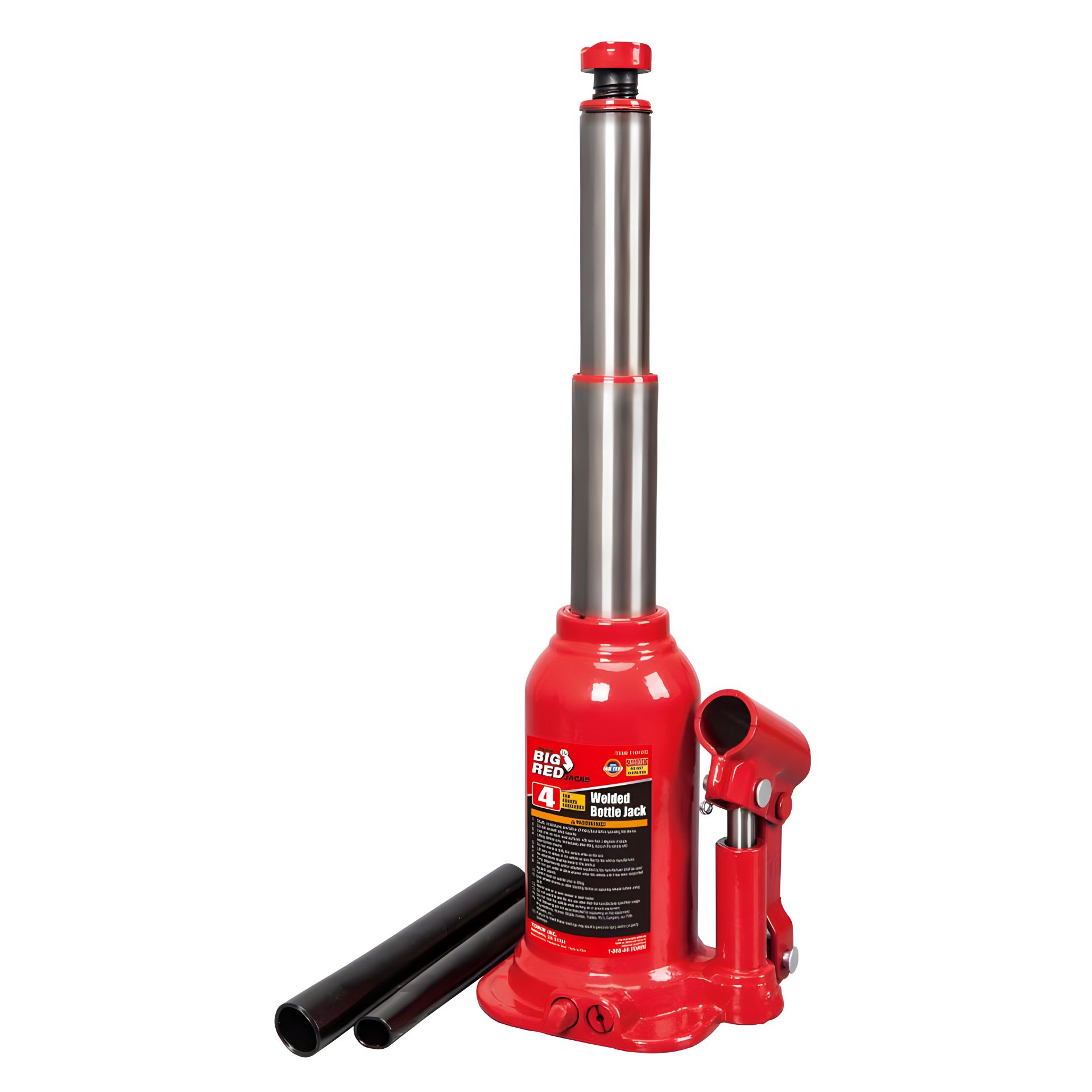 Пляшковий низькопрофільний двоштоковий домкрат 4т 170-410 мм TORIN TH80402X Пляшковий низькопрофільний двоштоковий домкрат 4т 170-410 мм TORIN TH80402X