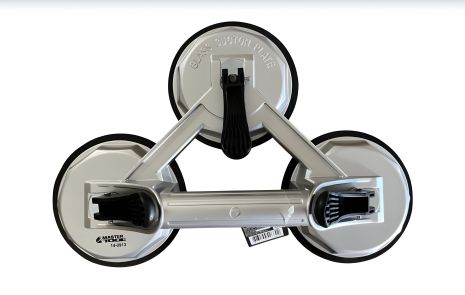 Вакуумний тримач для скла Ø 118 мм 3в1 150 кг алюміній MASTERTOOL 14-0913 Вакуумний тримач для скла Ø 118 мм 3в1 150 кг алюміній MASTERTOOL 14-0913