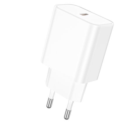 Сетевое зарядное устройство Borofone BA71A, Out: Type-C PD 20W белое Сетевое зарядное устройство Borofone BA71A, Out: Type-C PD 20W белое