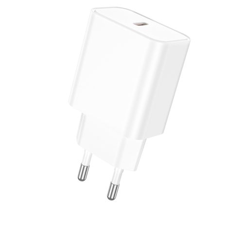 Сетевое зарядное устройство Borofone BA71A, Out: Type-C PD 20W белое Сетевое зарядное устройство Borofone BA71A, Out: Type-C PD 20W белое