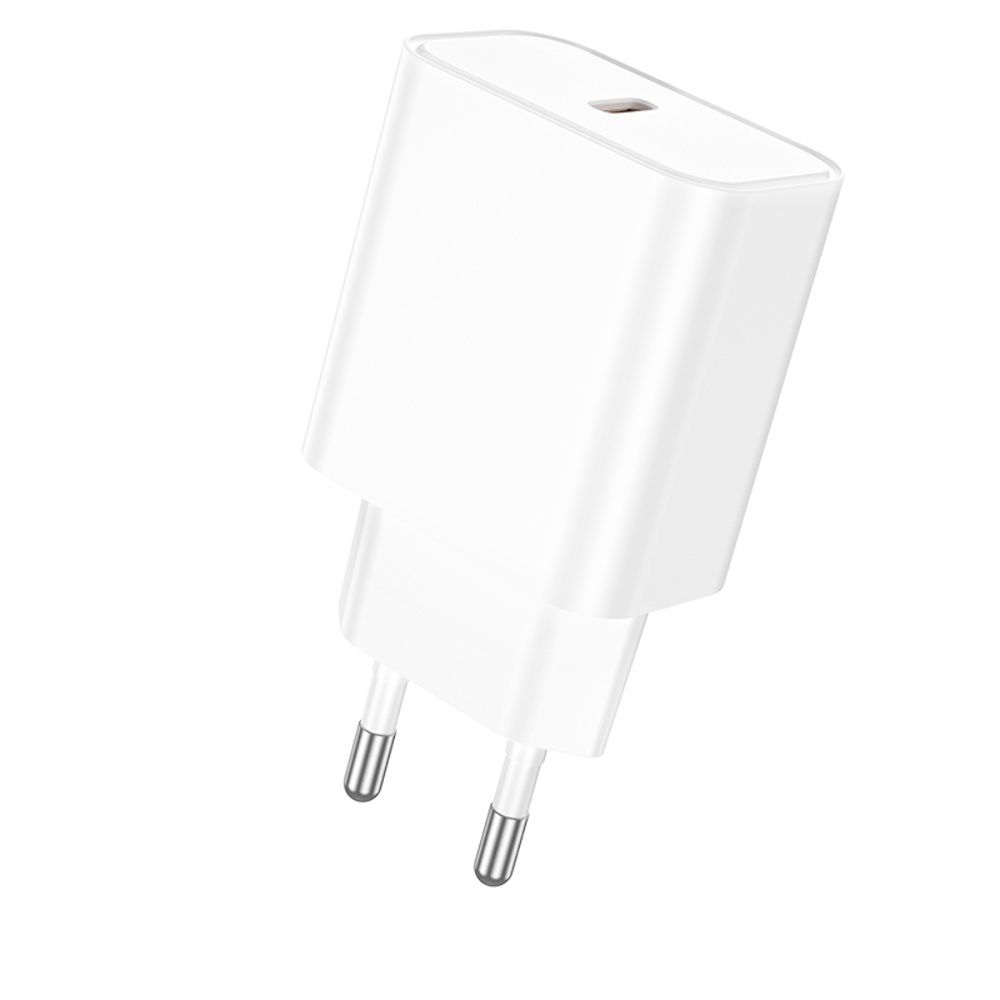 Сетевое зарядное устройство Borofone BA71A, Out: Type-C PD 20W белое Сетевое зарядное устройство Borofone BA71A, Out: Type-C PD 20W белое