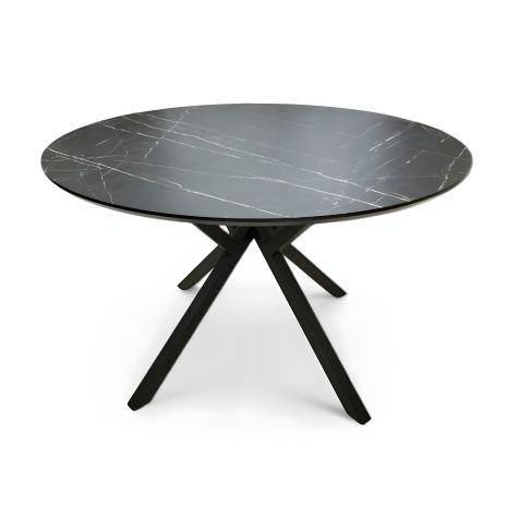 Стіл Diadem d-90 зі скляною поверхнею Стіл Diadem d-90 зі скляною поверхнею