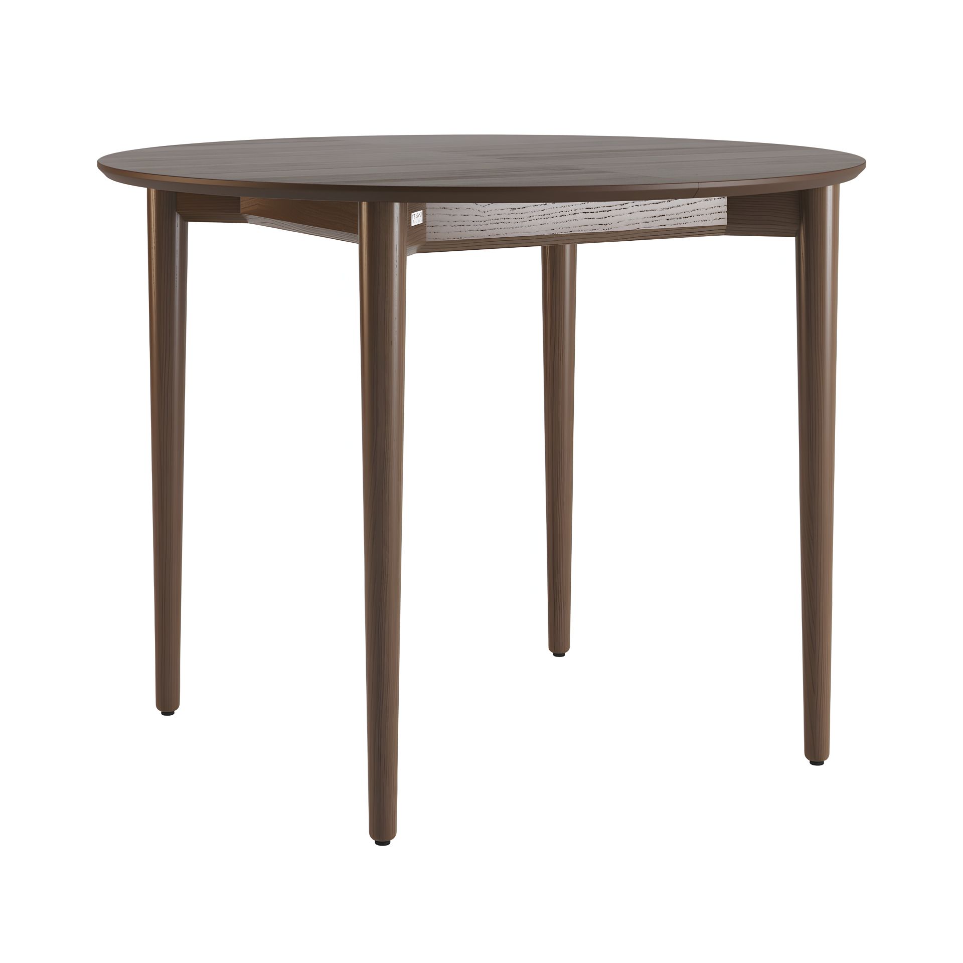 Розкладний стіл Silva d-100+40, темний горіх Розкладний стіл Silva d-100+40, темний горіх