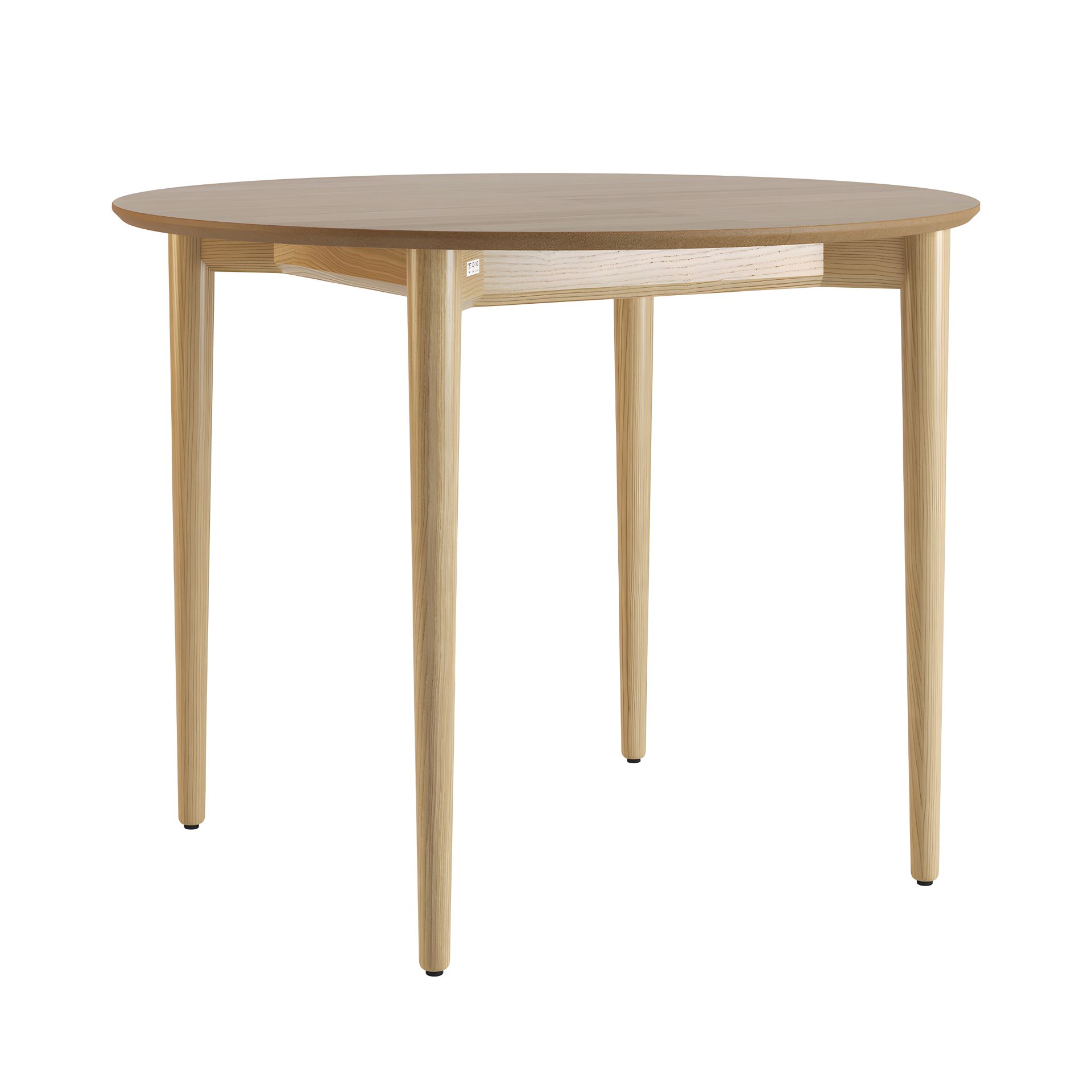 Розкладний стіл Silva d-100+40 натуральний ясен Розкладний стіл Silva d-100+40 натуральний ясен