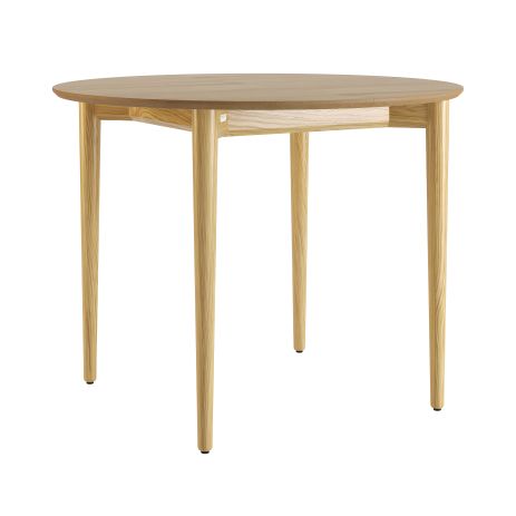 Дубовий стіл розкладний Silva d-100+40 натуральний Дубовий стіл розкладний Silva d-100+40 натуральний