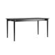 Розкладний обідній стіл Silva 160+40 x 80 чорний Розкладний обідній стіл Silva 160+40 x 80 чорний