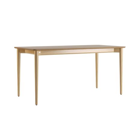 Розкладний стіл Silva 160+40 x 80 з натурального ясену