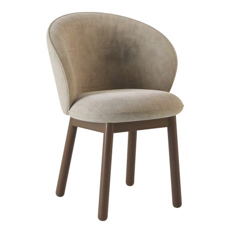 Стілець Stitch темний горіх / Vogue 02 Стілець Stitch темний горіх / Vogue 02