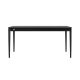 Розкладний стіл Eclipse (160+60 x 80, чорний) Розкладний стіл Eclipse (160+60 x 80, чорний)