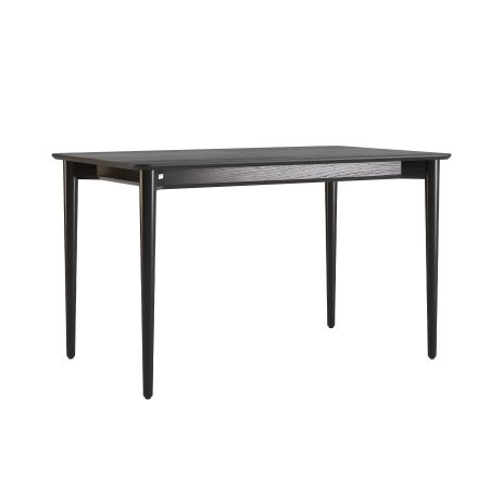 Чорний розкладний стіл Silva 130+40 х 80