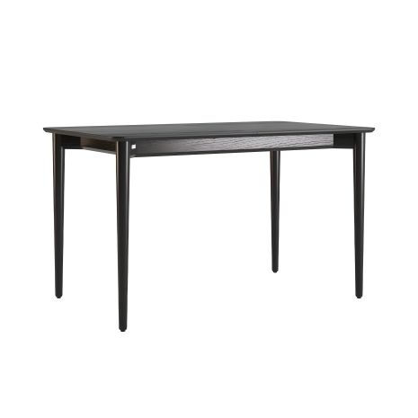 Чорний розкладний стіл Silva 130+40 x 80 Чорний розкладний стіл Silva 130+40 x 80