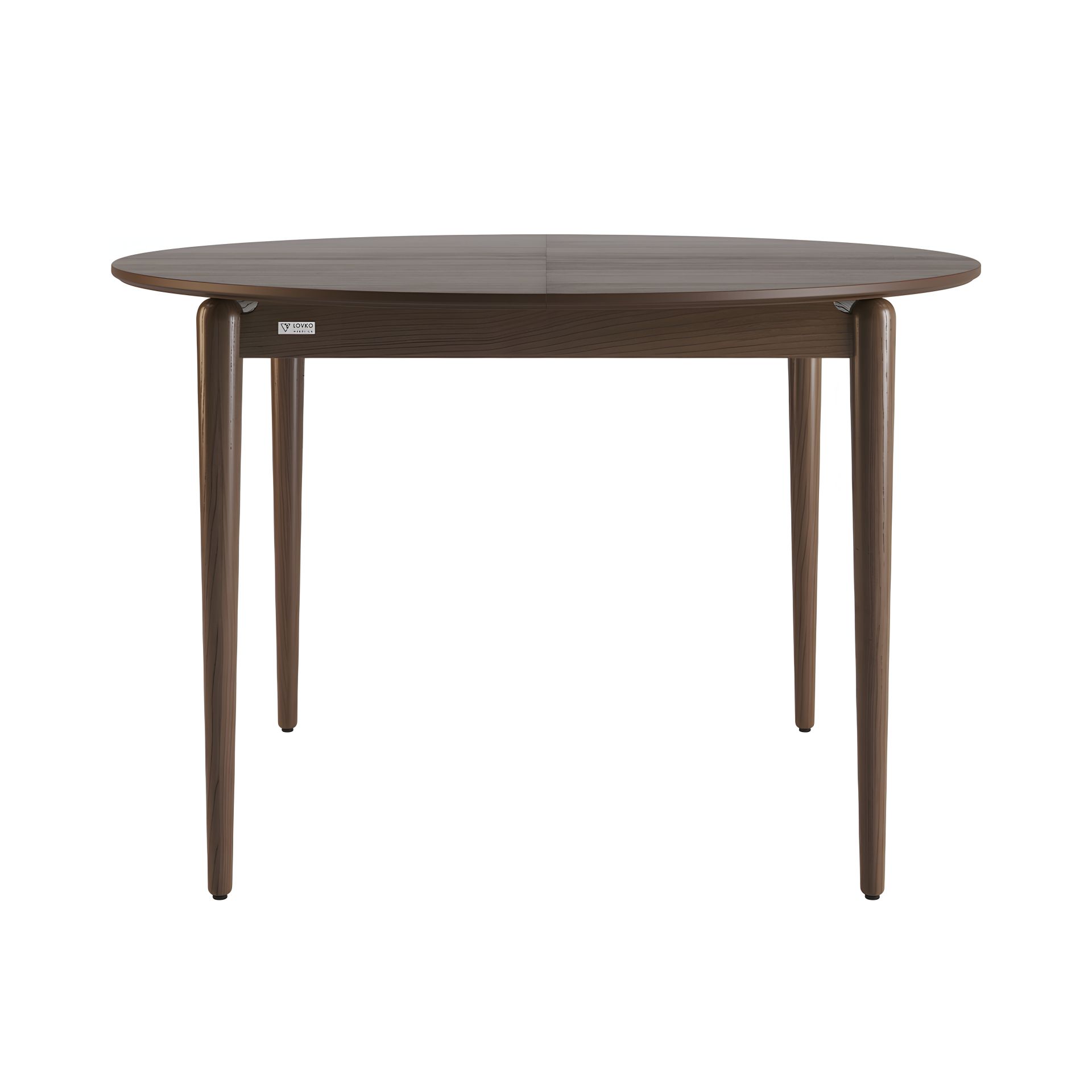 Розкладний стіл Eclipse d-120+40, темний горіх Розкладний стіл Eclipse d-120+40, темний горіх