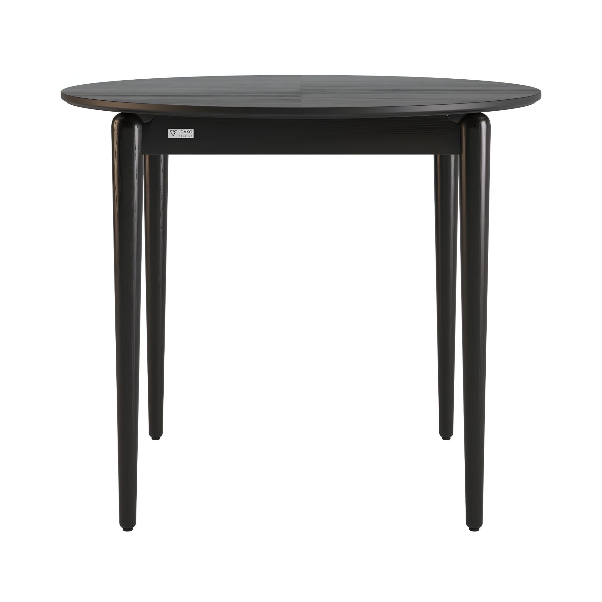 Чорний розкладний стіл Eclipse d-93+40 Чорний розкладний стіл Eclipse d-93+40