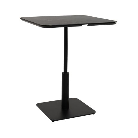 Стіл Ibiza soft HPL 60x60 Egger F206 ST9 Камінь П'єтра Гріджія чорний Стіл Ibiza soft HPL 60x60 Egger F206 ST9 Камінь П'єтра Гріджія чорний