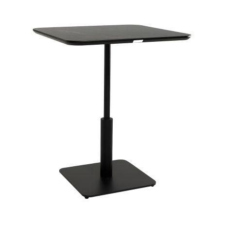 Стіл Ibiza soft HPL 60x60 Egger F206 ST9 Камінь П'єтра Гріджія темний