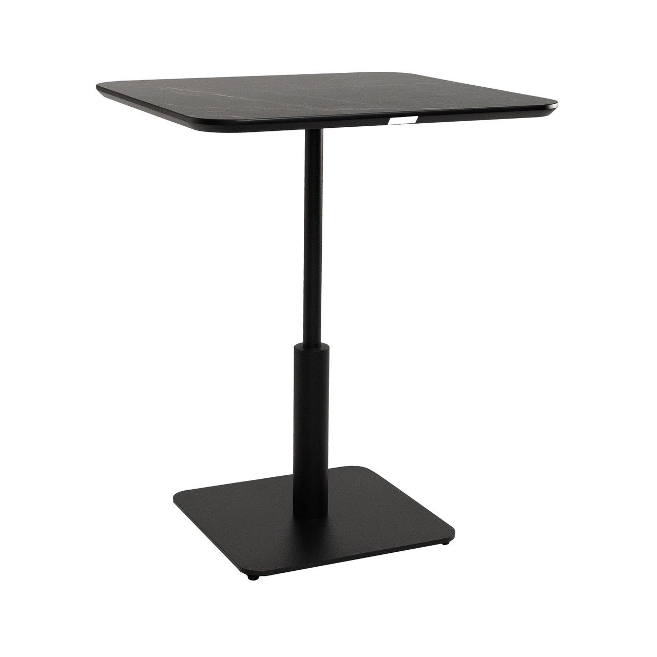Стіл Ibiza soft HPL 60x60 Egger F206 ST9 Камінь П'єтра Гріджія чорний Стіл Ibiza soft HPL 60x60 Egger F206 ST9 Камінь П'єтра Гріджія чорний