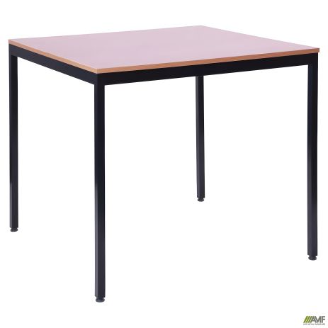 Туринский черный разборный стол 800х800х750 H