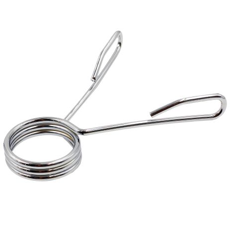 Замок весенний хром для олимпийских диаметров 50 мм 1 ПК Замок весенний хром для олимпийских диаметров 50 мм 1 ПК