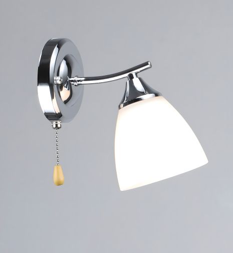 Настінне бра на 1 плафон VALESO K2313/1W, хромове (E27)