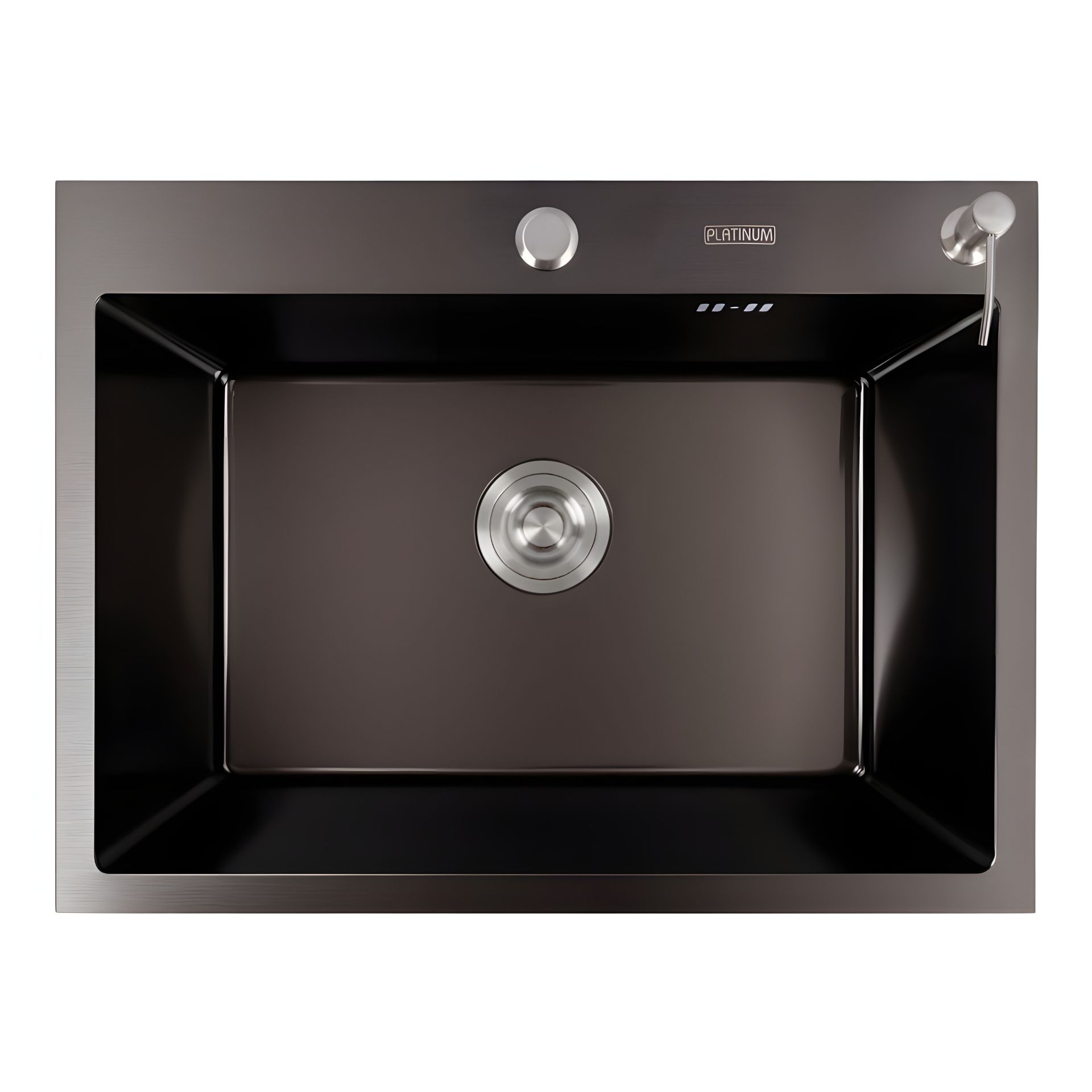 Кухонна мийка VALESO Handmade PVD 600х450х220 чорна (дозатор в комплекті) Кухонна мийка VALESO Handmade PVD 600х450х220 чорна (дозатор в комплекті)