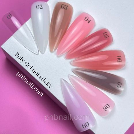 Полігель Oxxi без липкості (жуйка) / Poly Gel not sticky / 30 мл ( 9 кольорів )