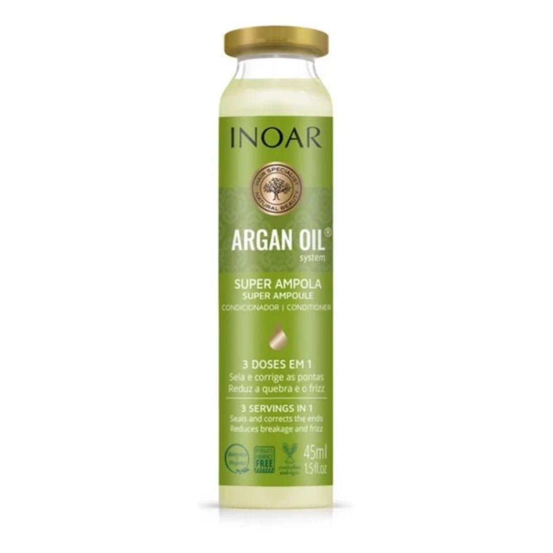 Ампула-интенсив INOAR Argan Oil для восстановления и блеска сухих волос волос, 45 мл Ампула-интенсив INOAR Argan Oil для восстановления и блеска сухих волос волос, 45 мл