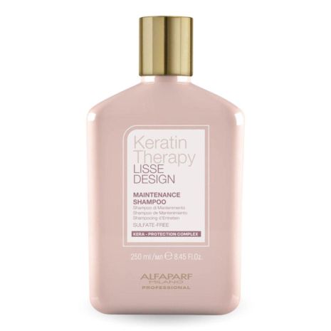 Кератиновий шампунь Alfaparf Milano Lisse Design Keratin Therapy Shampoo для блиску та шовковистості волосся, 250 мл Кератиновий шампунь Alfaparf Milano Lisse Design Keratin Therapy Shampoo для блиску та шовковистості волосся, 250 мл