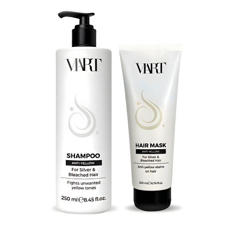 Анти-жовтий шампунь і маска VIART DUO для світлого волосся, 250+200 мл