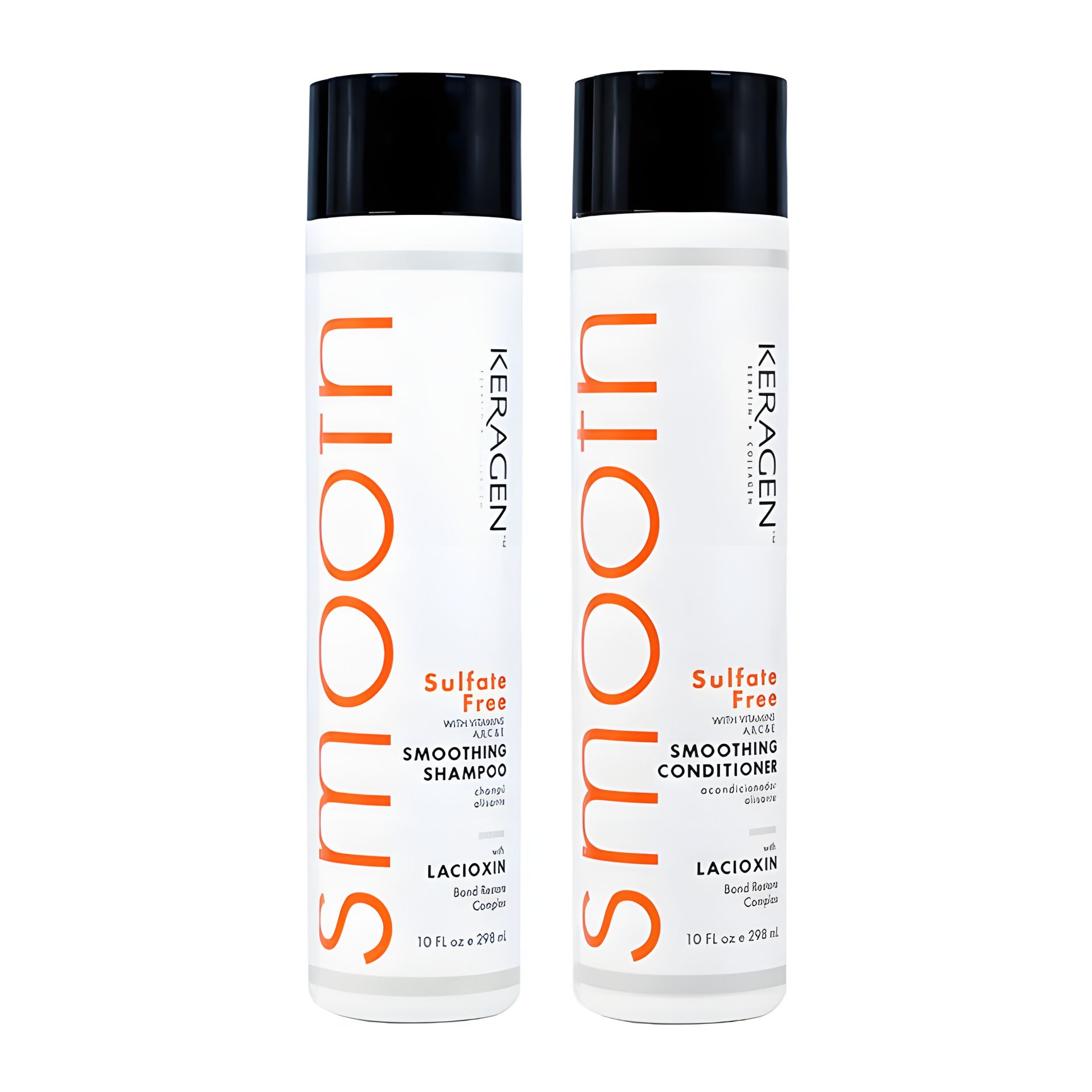 Органічний набір Keragen Smoothing: шампунь і кондиціонер з кератином 298+298 мл Органічний набір Keragen Smoothing: шампунь і кондиціонер з кератином 298+298 мл