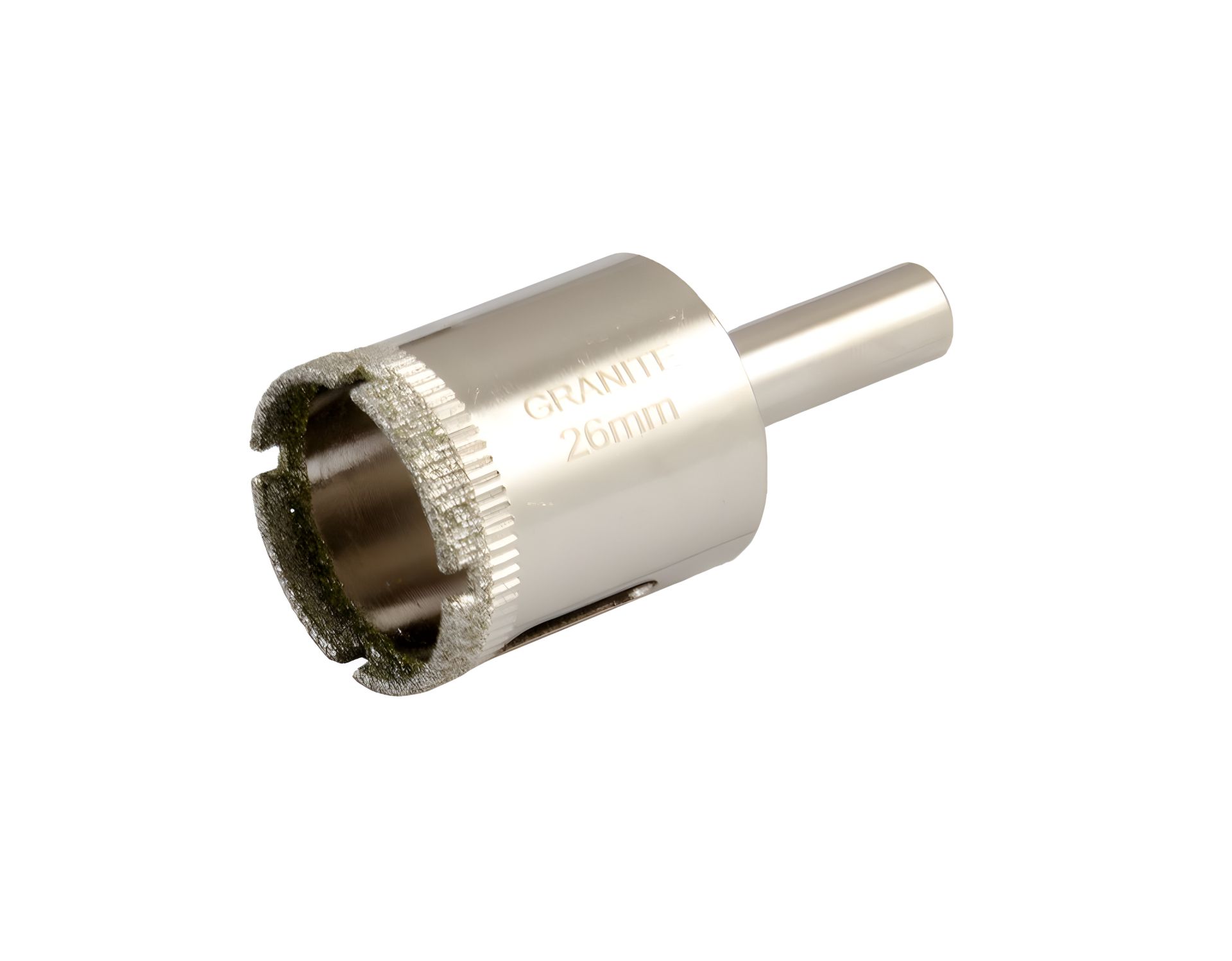 Свердло трубчасте з алмазним напиленням 26 мм для скла і кераміки, MASTERTOOL 2-01-226 Свердло трубчасте з алмазним напиленням 26 мм для скла і кераміки, MASTERTOOL 2-01-226