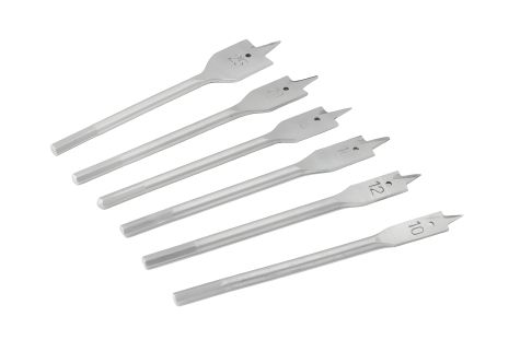 Набір перових свердел для дерева, 6 шт 10/12/16/18/20/25 мм MASTERTOOL 14-0600